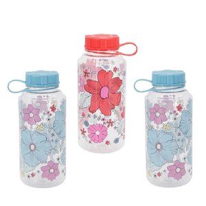3 new 32-oz Maternity-Level Hydration Wild Sage Wide-mouth Water Bottles w/ Lids
